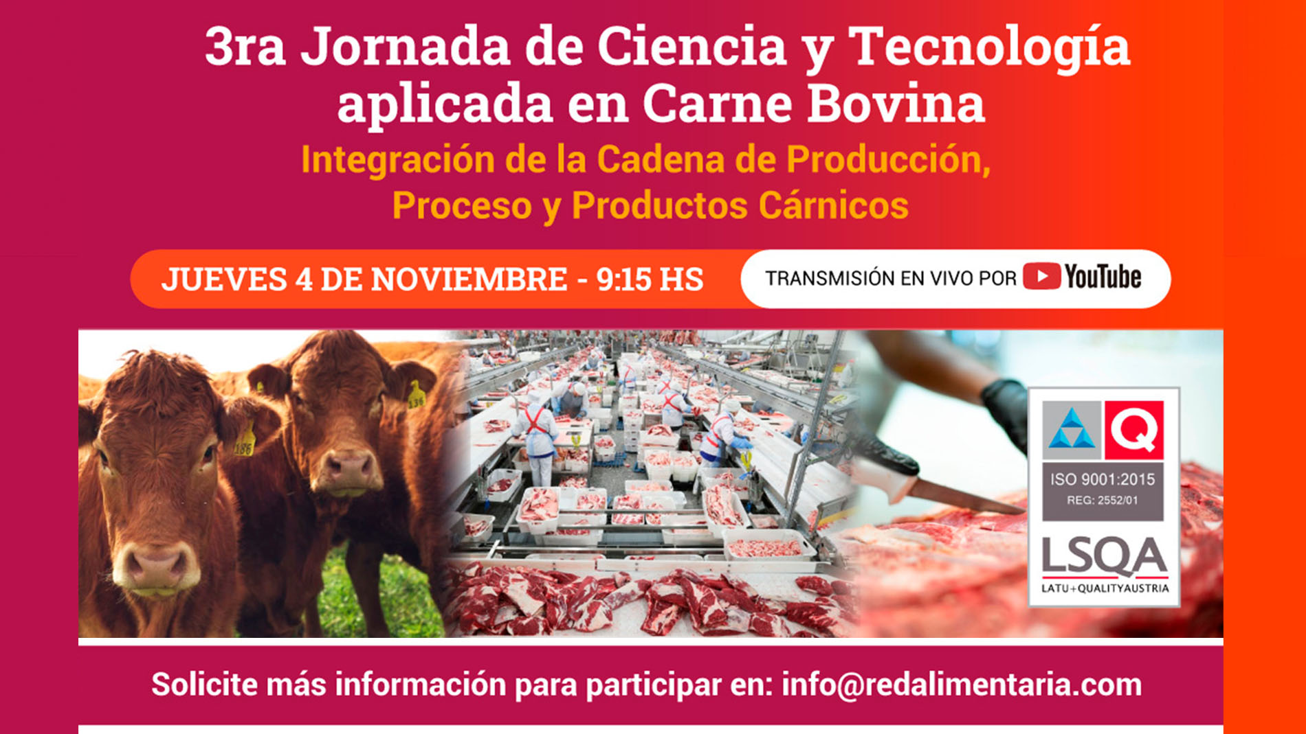 #TecnoFidtaConecta y Red Alimentaria 7ma. Edición Curso Refrigeración Industrial