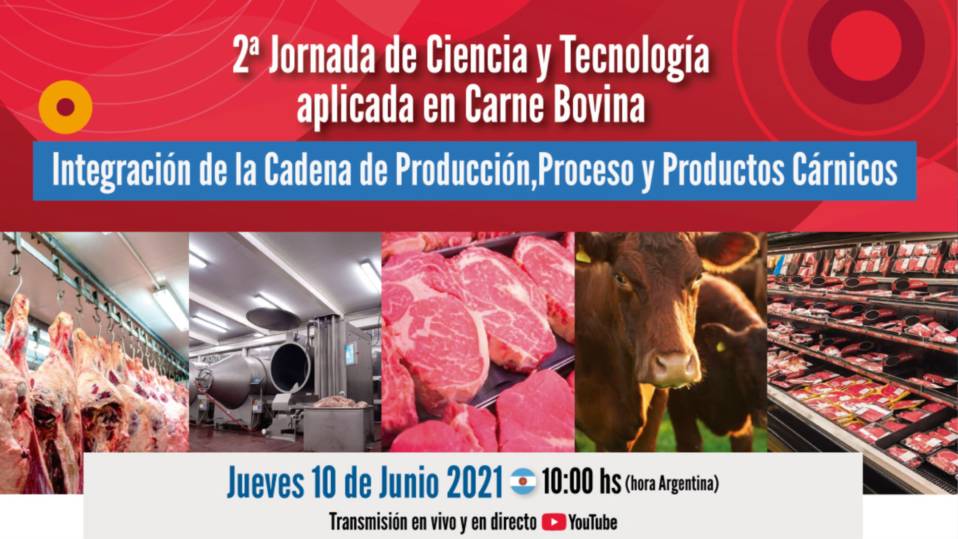#TecnoFidtaConecta, Red Alimentaria Jornada de Ciencia y Tecnología aplicada en Carne Bovina.